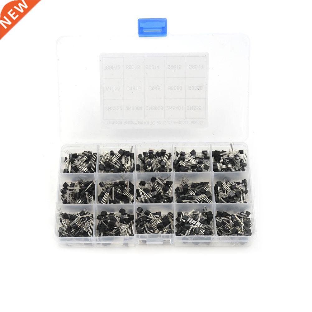 600Pcs 15 Value x 40 Transistors TO-92 Assortment Kit Transi