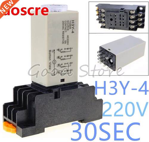 1SET HY-4 0-0Sec 220V Time relay power delay contrler S