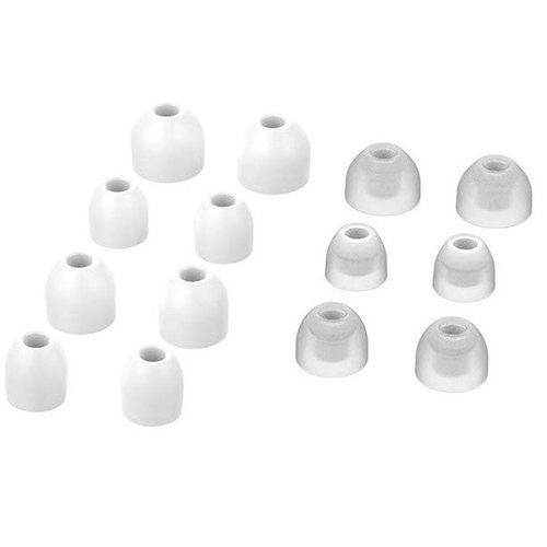 Earbuds Tips Portable Anti Slip Soft Earplug Round Silicone