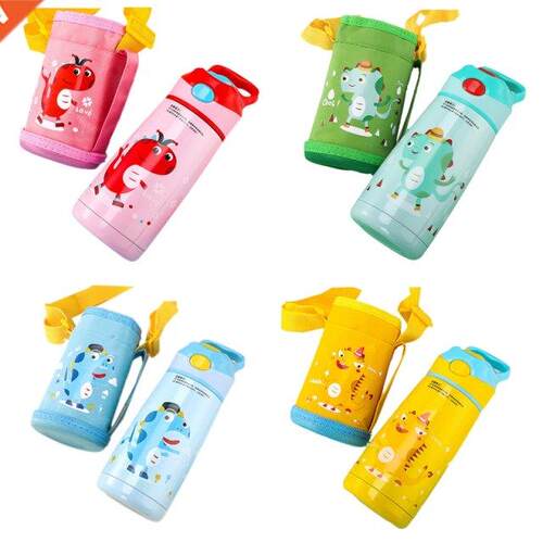 400ml Kids Water Cup with Straw Gift for students Friends Fa