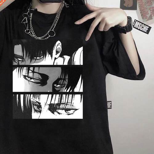 Japanese Anime Attack on Titan T Shirt Men Kawaii Cartoon Sh