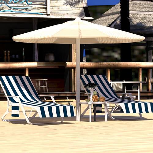 Quick Drying Beach Towel Chair Cover Microfiber Chaise Loung