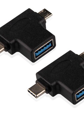 Multifunction 2-in-1 Micro-USB 3.0 & USB 3.1 Type C USB OTG