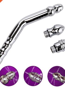 rElbow 3-head Enema Cleaning Flusher Long Tube Aluminum All