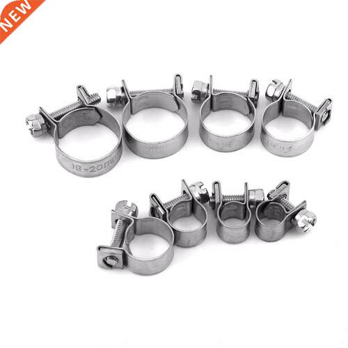 10pcs/set 304 ainless eel Mini Hose Clamp Small Fixing P