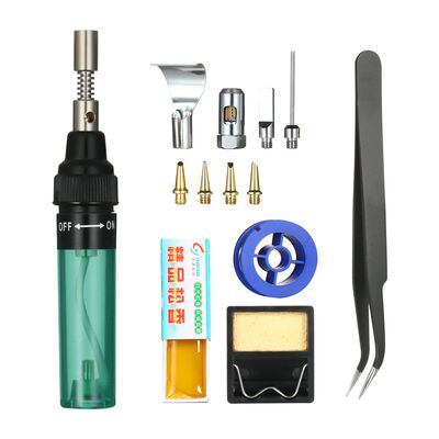 13Pcs Soldering Iron Kit 13 in 1 Full Electronics Set Pen We