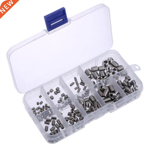 200pcs Allen Head Socket Hex Set Grub Screws Assortment Cup