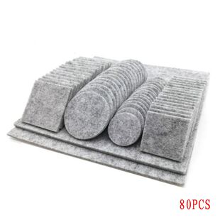 80/130pcs Furniture Chair Table Leg Self Adhesive Felt Wood