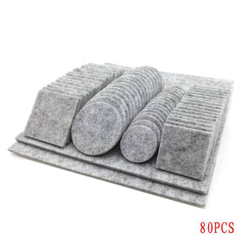 80/130pcs Furniture Chair Table Leg Self Adhesive Felt Wood