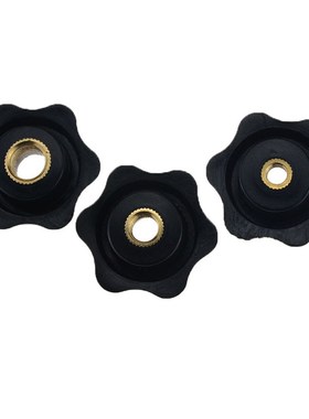5PCS M6 M8 M10 Through Hole Six Star Type Plum Bakelite Hand