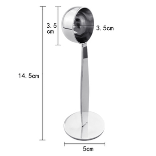 Hot 2 in 1 Stainless Steel Coffee Tamper Measuring Spoon Sco