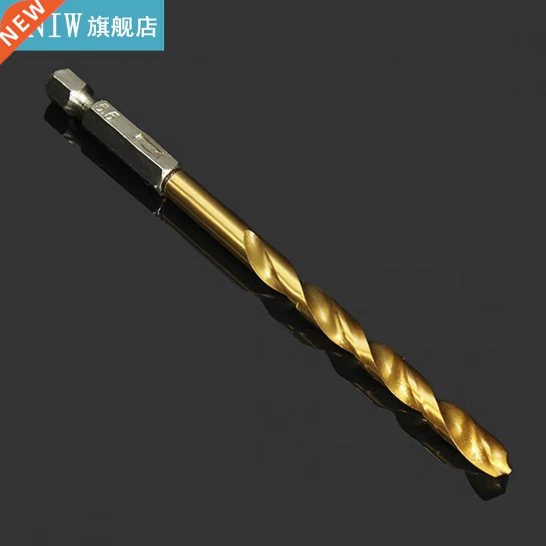 13pcs/lot 1.5 - 6.5mm High Speed Steel Titanium Coated 1 / 4