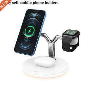 3 In 1 Magnetic Wireless Charger 15W Fast Charging Station F