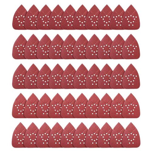 50 PCS Mouse Sandpaper 12 Hole Mouse Sander Pads Mouse Detai