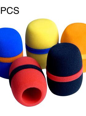 10pcs Microphone Cover Windscreen Soft Spon Thickened Hand