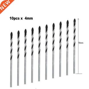 Twist Drill Bit Bits 10pcs Carbide Tipped Cutter, for Cerami