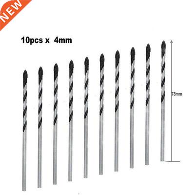 Twist Drill Bit Bits 10pcs Carbide Tipped Cutter, for Cerami