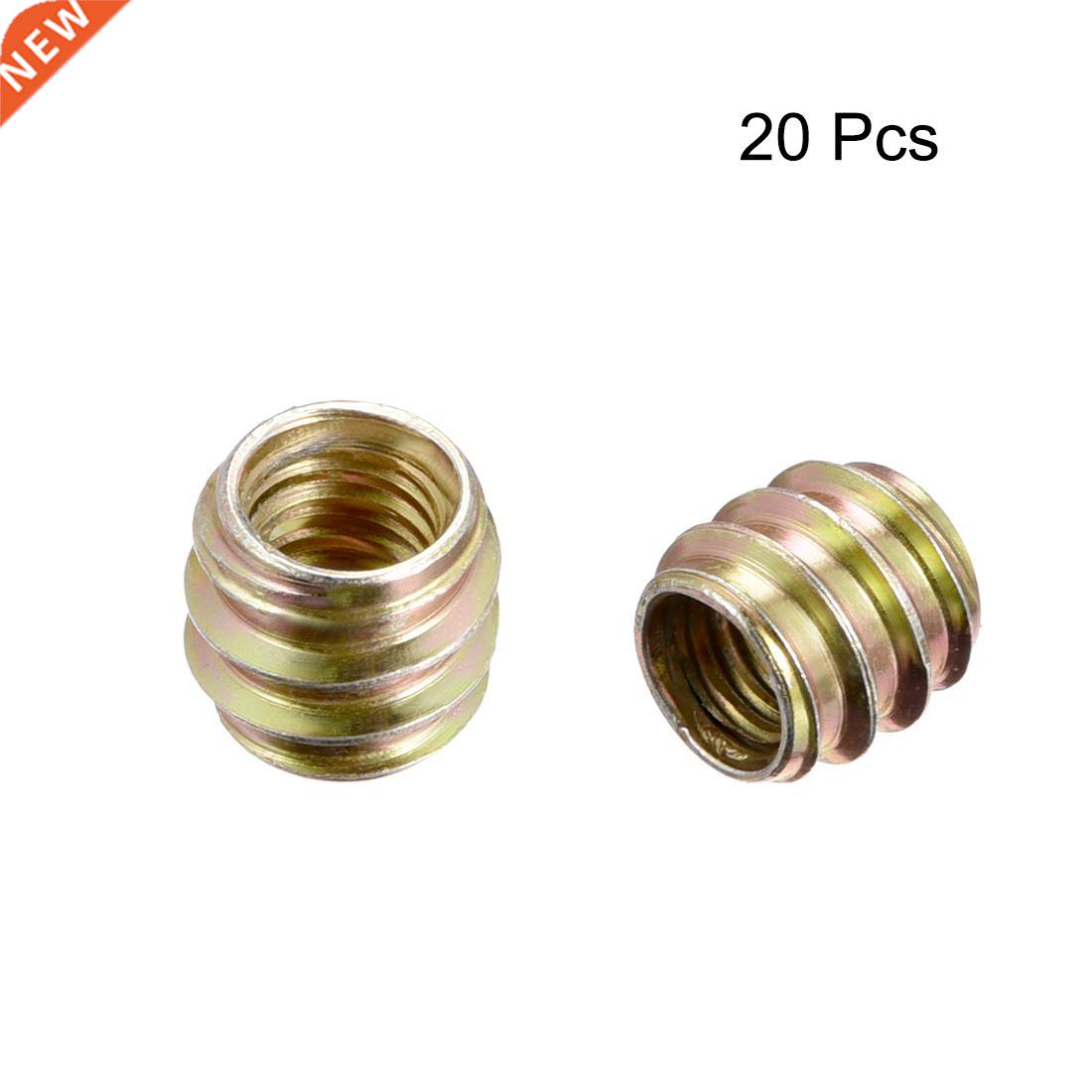 Furnture Threaded nsert Nut Carbon Steel M8 nternal Threa