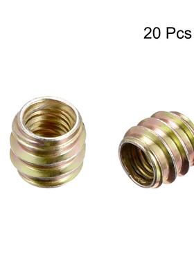 Furnture Threaded nsert Nut Carbon Steel M8 nternal Threa