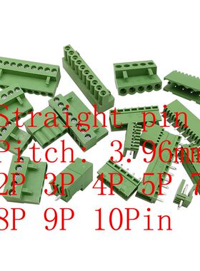 5Pairs HT3.96 3.96mm Pitch PCB Screw Terminals Blocks Connec