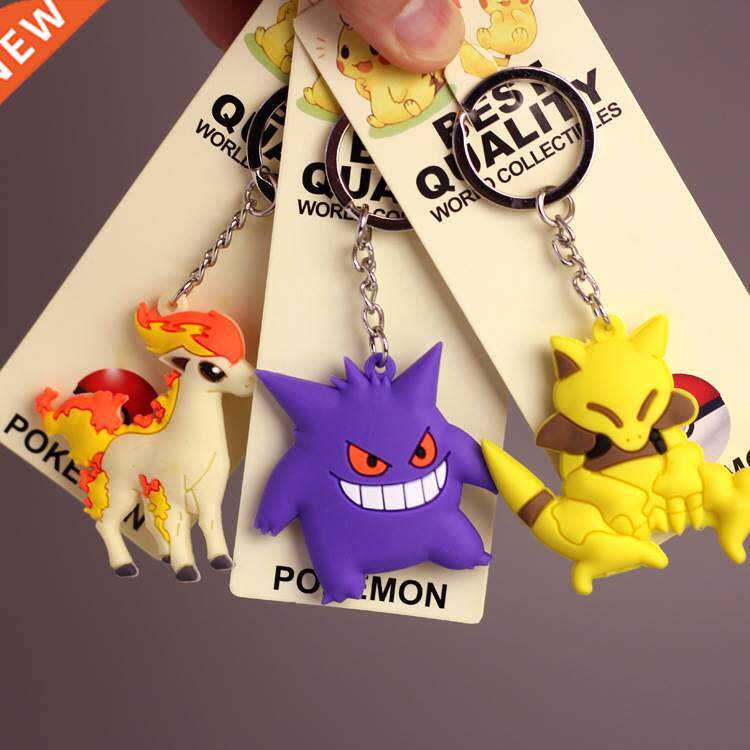 Pokemon Anime Marowak Abra Gengar ta Porygon Alloy Silicone图片