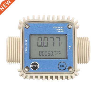 K24 LCD Turbine Digital Fuel Water Hose Flow Meter Widely Us