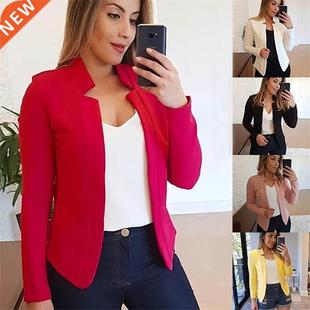 women suit blazer suits Long sleeve coat for spring summer l