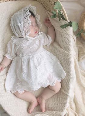 0-3Yrs Infant Clothes Rompers 2022 Summer Newborn Grils Cott