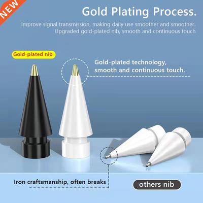 Pencil Tip Spare Gold Plating Nib Replacement Tip ABS Replac