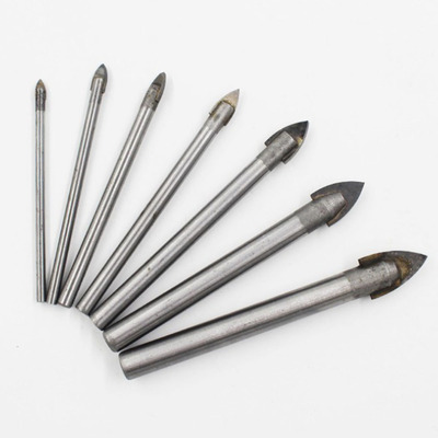 4PCS/6PCS/7PCS 3-12mm Glass Drill Bit Set Tungsten Carbide T