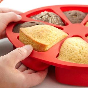 Silicone Baking Cake Mold 8 Cavity DIY Baking Pastry Scone P