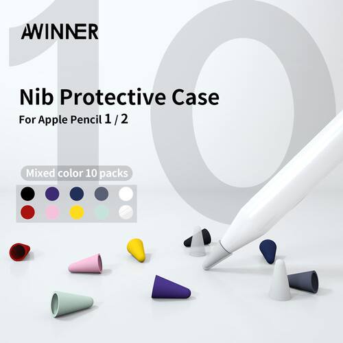 10Pcs/Set Compatible with Apple Pencil 1 Tips Replacement f
