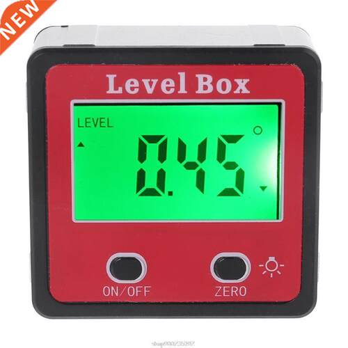 Digital Inclinometer Level Protractor Angle Gauge Meter Beve