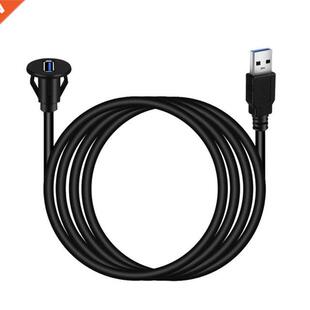 Mount USB 3.0 Car Adapter Flush Dock Pan Dashboard