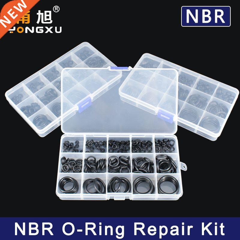 200PCS NR Seal Ring Kit Thickness 1.9 / 2.4 / 3.1mm Nitrile