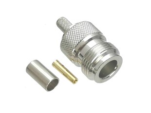 Connector N Female Jack Crimp RG58 RG142 LMR195 RG400 Cable