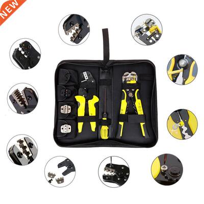 Wire Crimpers Ratcheting Terminal Crimping Pliers Stripper T