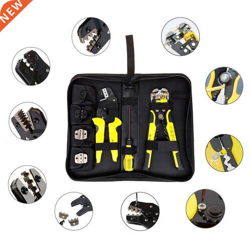 Wire Crimpers Ratcheting Terminal Crimping Pliers Stripper T