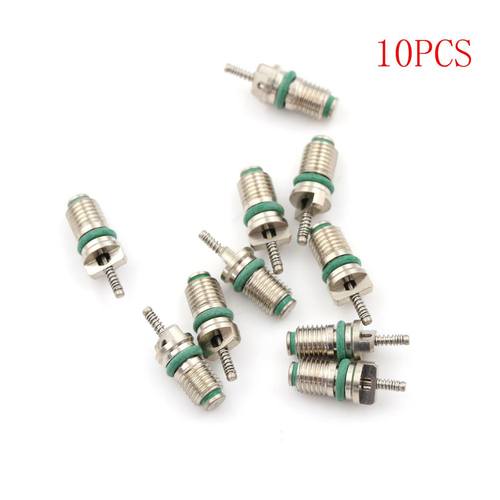 10Pcs/lot Heat Resistant Car AC R134A Valve Core Needles Ass