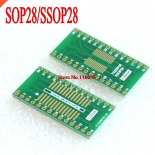 10PCS SOP28 SSOP28 TSSOP28 to DIP28 Adapter Converter PCB Bo