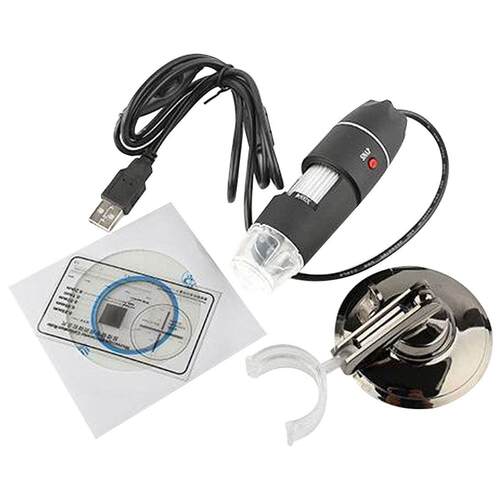500X 8 LED Electronic Microscope Microscope Usb Mount+ tweez