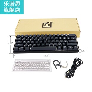 GK61 Swappable 60% RGB Keyboard Customized Kit PCB Mounting