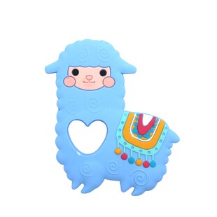 Silicone Beads 1Pcs Alpaca Teether DIY Sheep Baby Chewing Pe