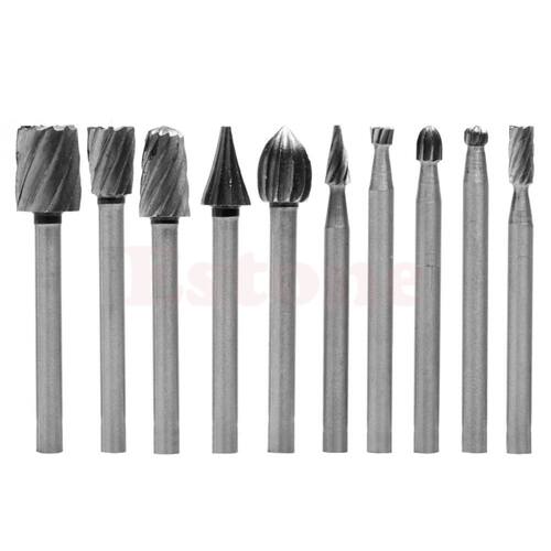 10pcs Rotary File Electric Grinding Polishing Head Engraving