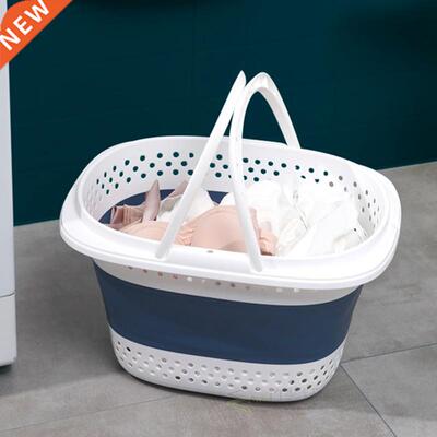 Collapsible Laundry Hamper Basket Clothes Storage Bag Washi