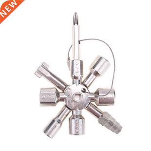 10 in 1 Cross Key Wrench Plumber Wrench for Gas Meter Cabine