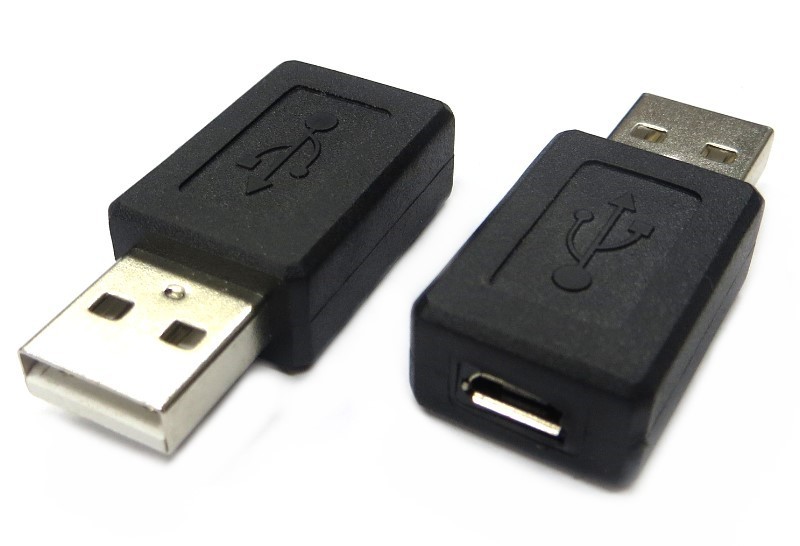 USB 2.0 Type A Male to Micro B 5 Pin F Adapter