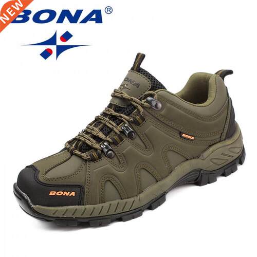BONA New Arrival Classics Style Men Hiking Shoes Lace Up Me