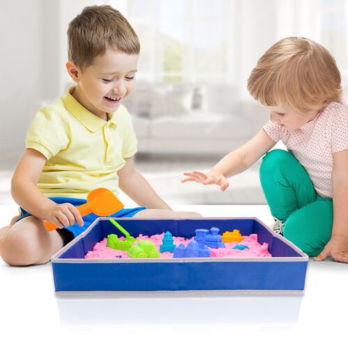 DIY Sand Toys Kids Handmade Non-toxic Sand Space Slime Moldi