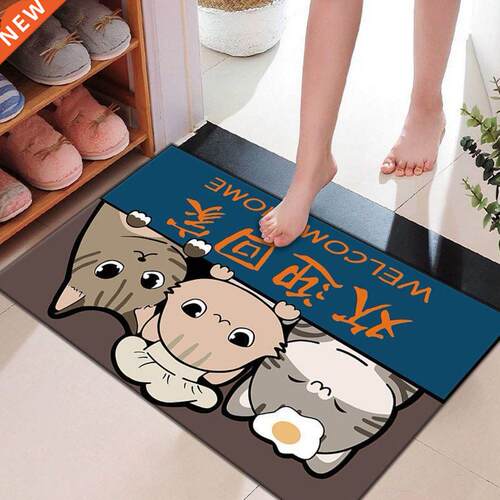 Home Bath Carpet Non-slip Bathroom Kitchen Water-Absorbent F